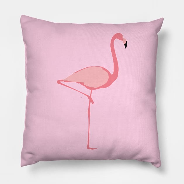 Flamingo Pillow by evisionarts