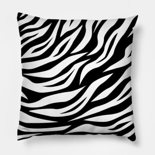 Black and White Stripe Pattern Pillow