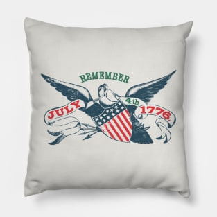 July 4th 1776 United States of America Pillow