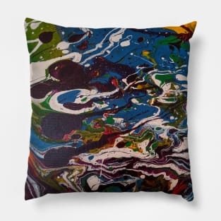 Nebula 2 - Pour Painting Pillow