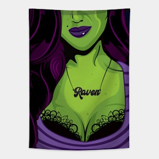 Halloween Witch Pop Art Girl Tapestry