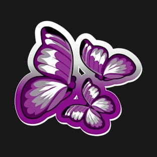 Asexual Pride Butterflies T-Shirt