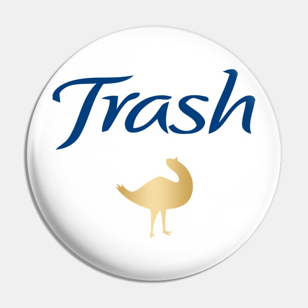 Trash Dove Pin by NoobDesign15