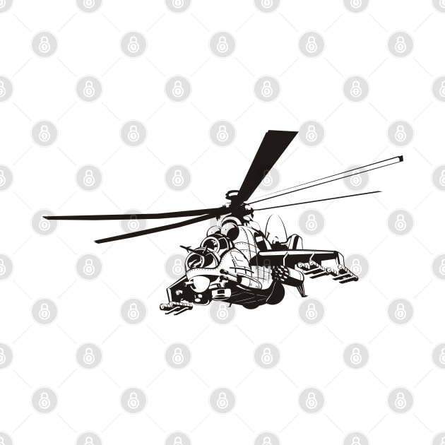 Cartoon helicopter by Mechanik