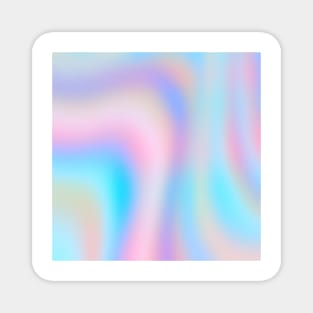 Pastel Rainbow Pattern Magnet