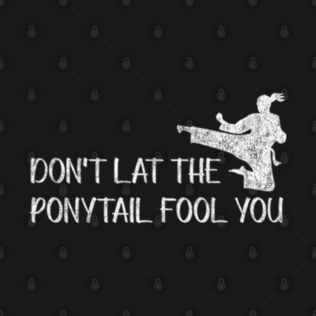 Don't Lat The Ponytail Fool You by BlendedArt