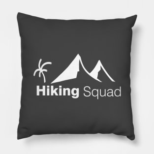 hiking camping squad nature Pillow