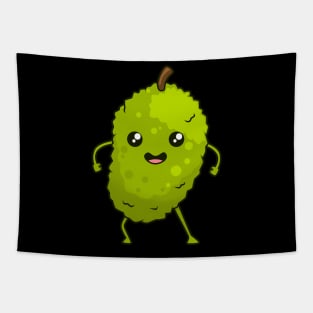 Kawaii Comic Jackfruit Tapestry