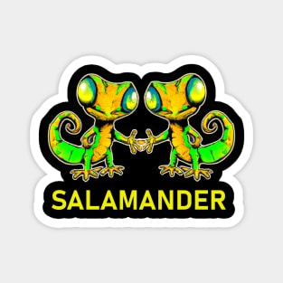 Salamander Friends Magnet