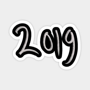 Hand Drawn 2019 Magnet