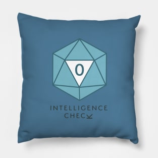 Intelligence Check Pillow