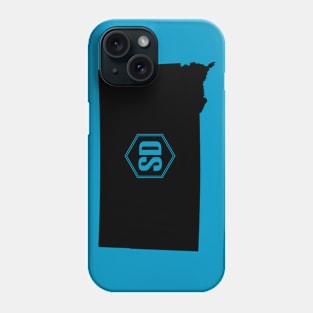 South Dakota Homer (Black) Phone Case