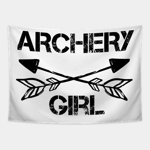 archery gift for girls Tapestry by othmane4