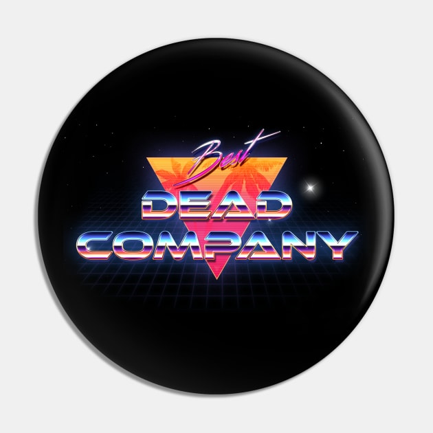 Dead Company Retro Crome Art Pin by blooddragonbest