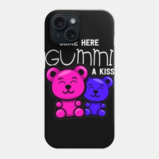 Cute Gummi Bear Kiss Sweets Gift Idea Phone Case