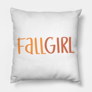 Fall Girl Pillow