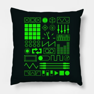 Synth Controls Pillow