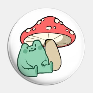 Mushroom froggie Pin