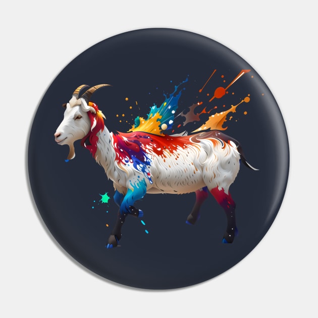 Capricorn Goat Pin by Manzo Carey