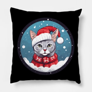 Egyptian Mau Cat Xmas, Love Cats Pillow