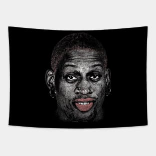 Dennis Rodman Bulls Tapestry