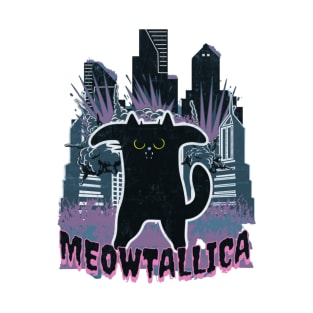 Cat Rock Band Meowtallica shirt T-Shirt