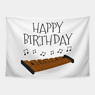 Xylophone Happy Birthday Percussion Teacher Percussionist Musician Tapestry