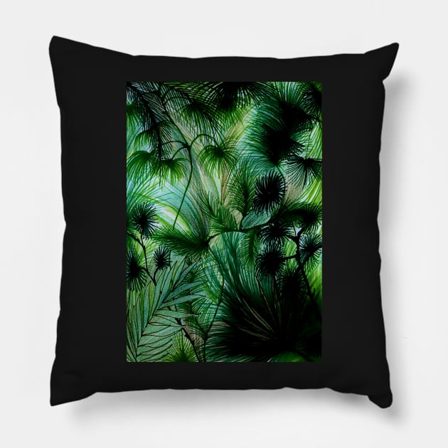 TROPICAL RAIN FOREST PALMS TREE Pillow by jacquline8689