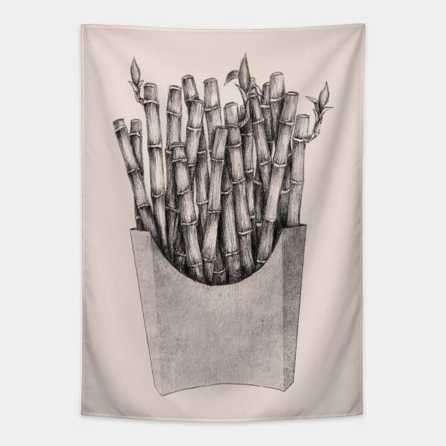 Asparagus Tapestry by mikekoubou