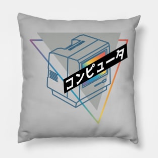 Computer コンピュータ (konpyuuta) Japanese Katakana Pillow