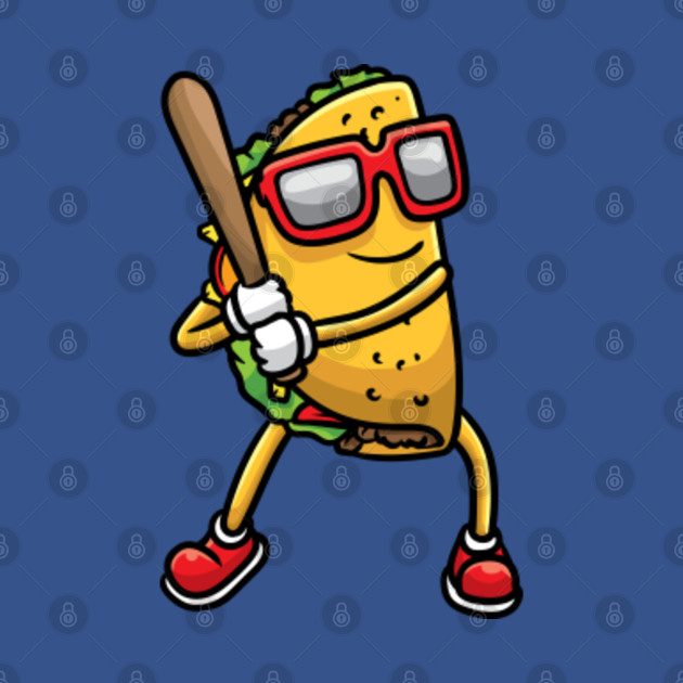 Discover Taco Playing Baseball Cinco De Mayo - Baseball - T-Shirt