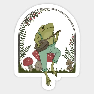 Frog Cottagecore Sticker – Big Moods