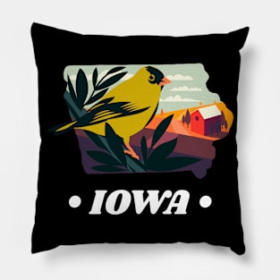 State of Iowa Pillow