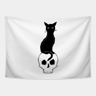 Stitchy Halloween Cats Tapestry