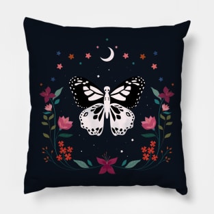 Skull Moth Pillow