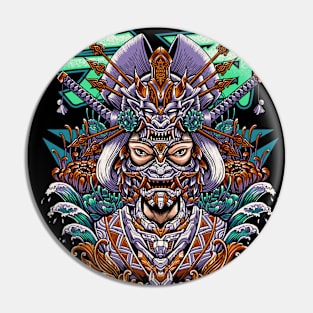 Great Geisha Mecha Illustration 2 Pin