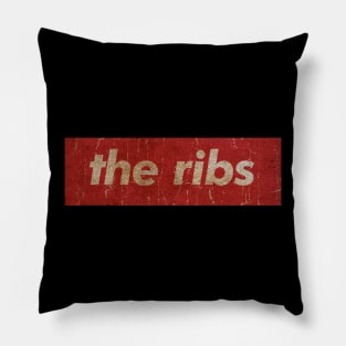 THE RIBS - SIMPLE RED VINTAGE Pillow