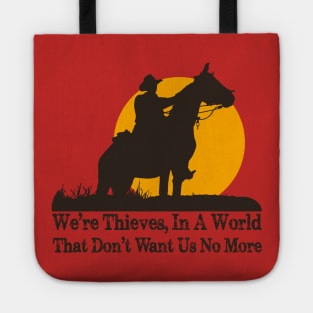 We're Thieves Red Dead Tote