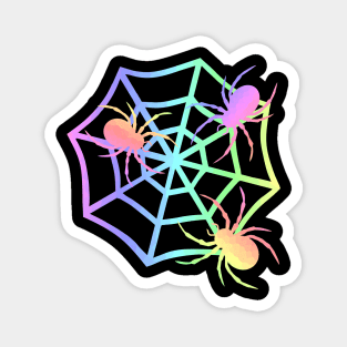 PASTEL Spider And Web Magnet