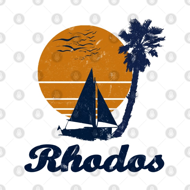 Rhodos Greece  Island Summer Party Design by FromHamburg