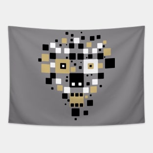 Cyber skull matrix Tapestry