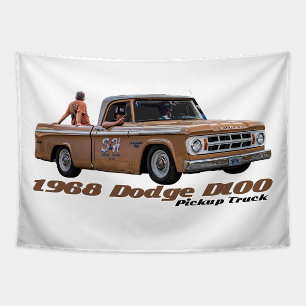 1968 Dodge D100 Pickup Truck Tapestry by Gestalt Imagery