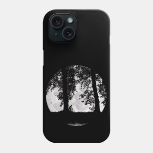 Silhouette Cyclist Phone Case