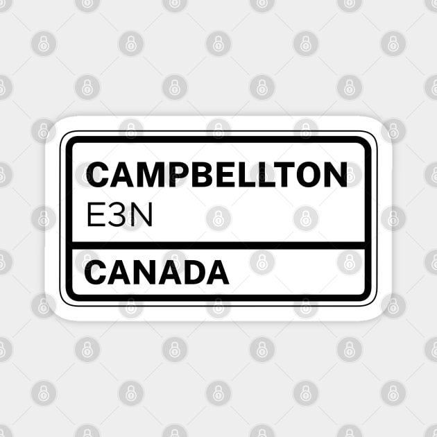 Campbellton	E3N Zip Code Magnet by Rajadrone