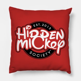 Classic Black & White HMS Logo Pillow