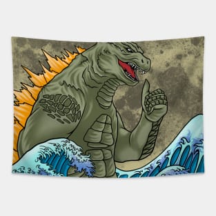 okay i'm godzilla Tapestry