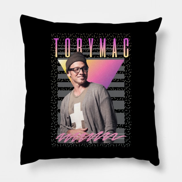 Tobymac Retro Aesthetic Fan Art Pillow by Madesu Art