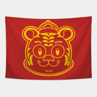 CNY: YEAR OF THE TIGER (BOY) OUTLINE Tapestry