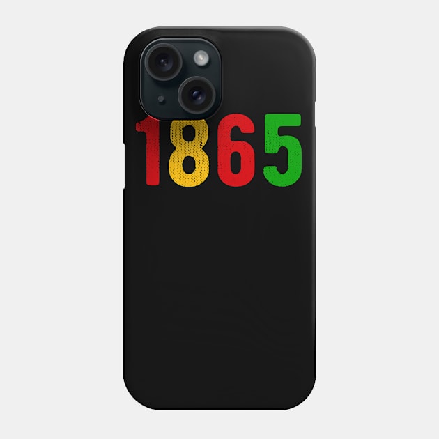 Juneteenth June 19, 1865, African American Melanin Black Phone Case by Magic Arts