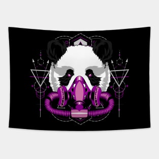 panda retro Tapestry